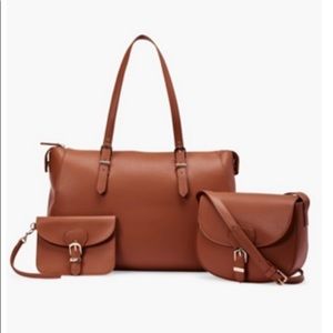 NEW w/out tags - 3 Piece Tote Bag Set - Shoulder, Crossbody, and Pouch Set